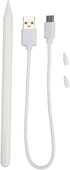 Tablet Stylus Pen, Capacitive Power Touch Pen with Magnetic Adsorption and 2 Interchangeable Nibs