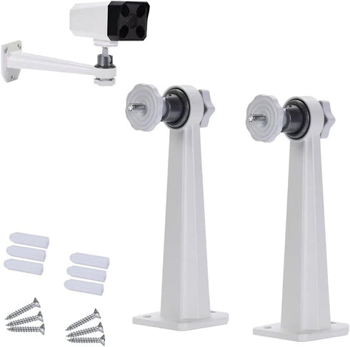 Surveillance Security Camera Mount Bracket, Adjustable Universal Wall Mounting Bracket for IP Cameras, CCTV