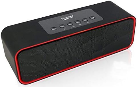 Portable Bluetooth Stereo Speaker with Dual Subwoofer, FM Radio, Handsfree Speakerphone for Smart Phone & Tablet
