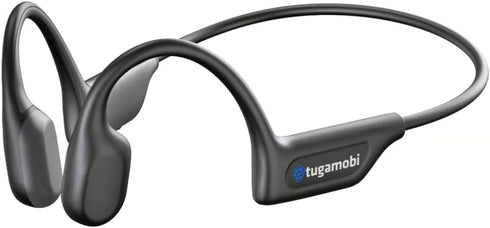 SA04 Black Bone Conduction Headphones, Lightweight Open-Ear Wireless Sport Headphones with Microphones