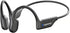 SA04 Black Bone Conduction Headphones, Lightweight Open-Ear Wireless Sport Headphones with Microphones