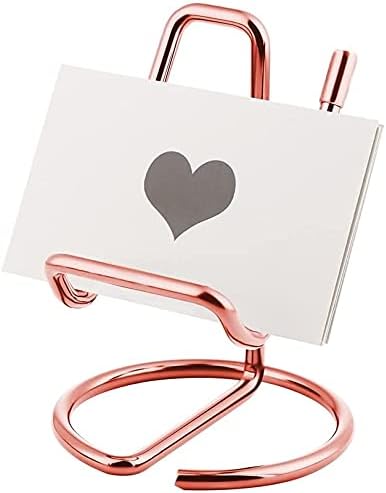 SIRMEDAL Cell Phone Stand, Business Card Holder, Mobile Phone Holder Metal Wire Cellphone Cradle Dock, Compatible