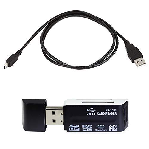USB Cable for Canon Powershot ELPH 360 HS Digital Camera and USB Computer Cord