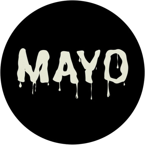 Mayonnaise Dripping Mayo Funny Halloween Committee Mayonnaise Dripping Mayo Funny Food Thrown On Wall PopSockets