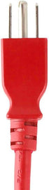 Monoprice 2ft Power Cord - NEMA 5-15P to IEC 60320 C13, 18AWG, 10A/1250W, 125V, 3-Prong, Red