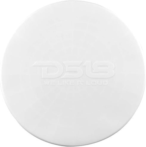 DS18 Hydro CS-12/WH 12" Silicone Marine Speaker Cover, Sun, Water, Dust Protection, Special Edition (Pair)