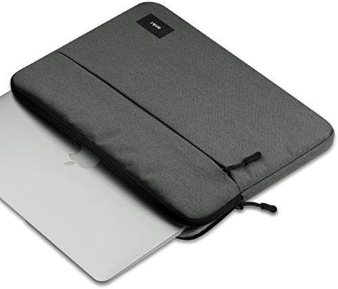 Business Waterproof Fabric Tablet Sleeve Case for iPad 10th Gen, Pro 11, Air 10.5, Galaxy Tab A9+, Black