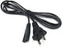 LC-E8E AC Power Cord Compatible with Canon LC-E8E, LC-E8C, LC-4E, Nikon MH-61, MH-62, MH-63, MH-64, MH-65 Charger