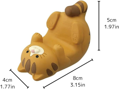 WELL ORIGIN Cute Cuddly Cat Smartphone Stand, Non-Electric, Desktop, Living Room, Bedroom, Gift Idea, Japan Import