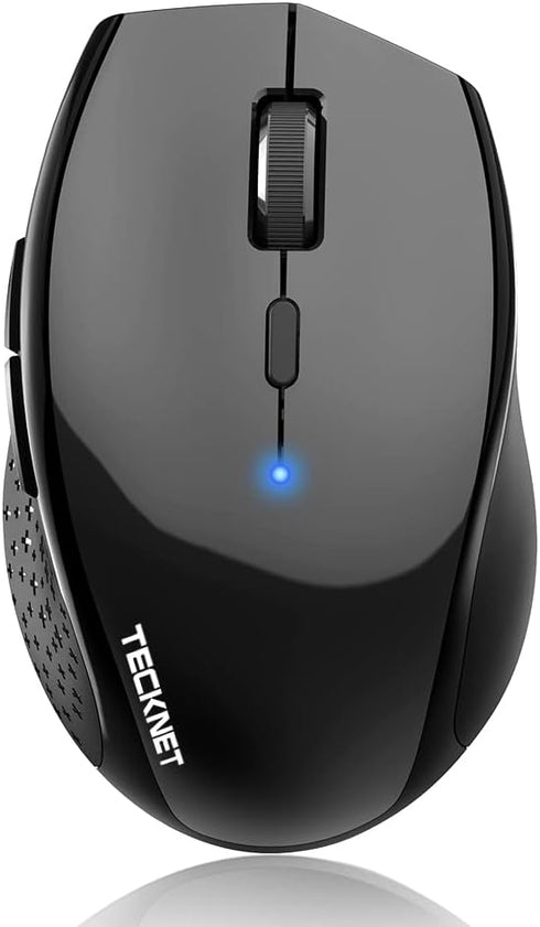 TECKNET Bluetooth Mouse, 4800 DPI Wireless Computer Mouse, 2-Year Battery, 6 Adjustable DPI