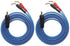 KK Cable V1-W2 18 GAUGE OFC Speaker Wire Pair with RCA Male to 2 Pair Pin Plugs (3M/9.8ft)