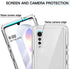VIESUP Crystal Cellular Phone Case for LG Velvet 5G/G9 - Transparent Shockproof Silicone Soft Case with Camera