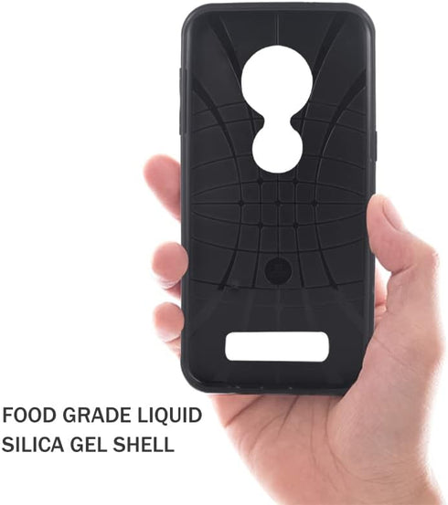 ELISORLI Moto Z Force Case, Rugged Thin Slim Anti-Slip Fit Rubber TPU Mobile Phone Protection Cover for Motorola