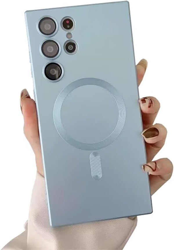 Galaxy S22 Ultra Case, Wireless Anti-Scratch Shockproof Slim Thin Silicon Phone Cover with Full Camera Protection