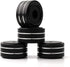 Monosaudio 4Pcs 40x20mm Speaker Isolation Feet, Single-sided 3M Adhesives, Speaker Spike Pads with Non-Slip Rubber