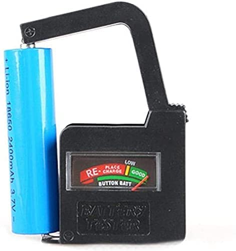 1Pc Black Practical BT-860 Battery Tester Checker for 9V 1.5V Button Cell, Electrical Equipment