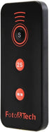 Foto&Tech IR Wireless Remote Control for Sony A7R IV III II, A7III A9 A7 II A7 A7R A7S A6600 A6500 A6400 A6300 A6000