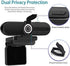 ZIQIAN 4K 8MP- Webcam, HD Webcam Laptop PC Desktop Computer Web Camera with Microphone, USB Webcams for Video Calling