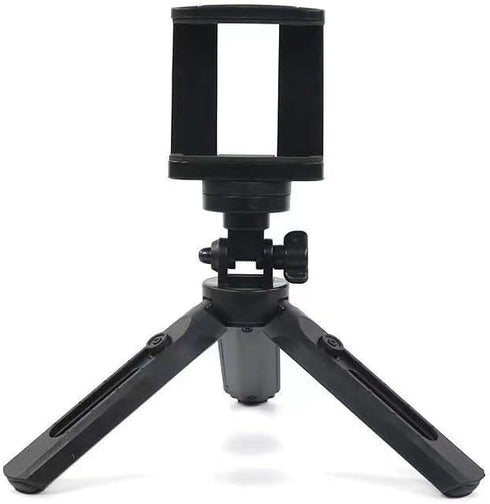 ThtRht 2 Pack 1/4 Inch Mini Phone Tripod Extendable Mini Camera Tripod with Phone Clip Screw Portable Selfie Stick