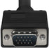 3ft HD15 SF Cable, SVGA M/F Monitor Extension Cable with Ferrite Bead Black