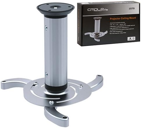 Cmple - Aluminum Ceiling Projector Bracket with Max Load Capacity 22Lbs and 360