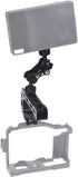 BGNing 1/4'' (1/4 1/4 Multi-Function Dual Ball Head Magic Arm Mount Adapter with Screw for DSLR Cameras Fill Light