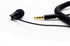k8 Single Side Earphone in-Ear Stereo to Mono Earbud Headphones,3.5mm Plug Metal Noise Isolating Earplugs with mic,Spring Coil Reinforced Cord