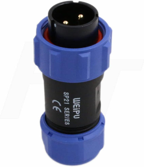 AC200MAX AC300 EP500 12V 30A Aviation Circular Connector, Waterproof IP68 for BLUETTI DC Output, 4-12mm Cable Plug