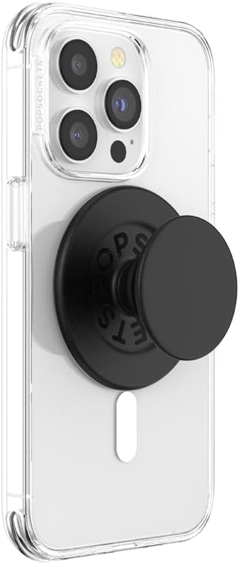 PopSockets Phone Grip Compatible with MagSafe - Adapter Ring Included, Phone Holder, Wireless Charging Compatible