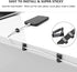 Cord Management Organizer Kit, 4 Cable Sleeve Split with 41 Self Adhesive Clips, 10pcs, 2 Rolls, 100 Ties for Home