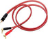XMSJSIY Banana Plug to RCA Speaker Cable, RCA Male to Banana Plugs, 4mm OFC HiFi Speaker Wire 3.28FT