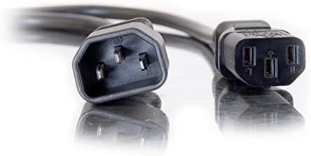 C2G 6FT Premium Universal Extension Cord, Power Extension Cord for TV, Computer, Appliance & More (03141)