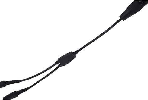 WODASEN Aviation Headset Adapter for Airbus XLR 5 Pin to GA Dual Jacks Connector Headphone Extension Cable
