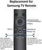 Smartby 4K 8K 3D Universal Remote Compatible with All Samsung TV LED QLED UHD SUHD HDR LCD Frame Curved HDTV Smart TVs