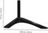 Veemoon Versatile TV Stand Base for Home and Office Use
