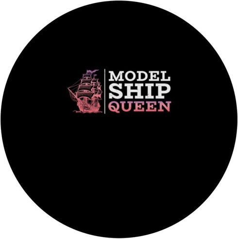 Funny Model Ship Queen for Ship Model Building, Ship Modelers PopSockets Standard PopGrip
