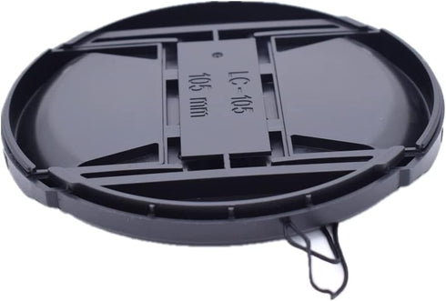 105mm Lens Cap Center Snap on Lens Cap Suitable for Compatible with All Brands Any 105mm with Camera Lenses.
