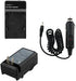 Car/Home Battery Charger for Panasonic DMW-BLF19 Battery for Lumix DMC-GH3, DMC-GH4 Cameras + Tronixpro Microfiber Cloth