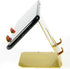 CoverON Metal Phone Stand, Universal Cell Phone Holder for Desk, Compatible with iPhone, Android, Galaxy - Gold