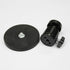 ZT-NET 24lb 1/4-20 Magnetic Camera Mount Base with Mini Ball Head Super Strong Rubber Coating Neodymium Magnet
