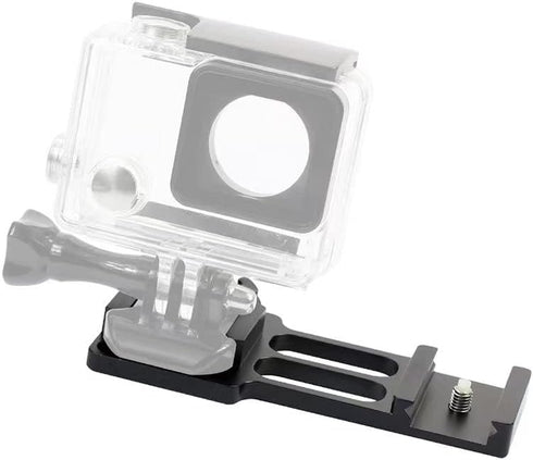 Picatinny Rail Mount Clamp Holder for Guns, Compatible with GoPro Hero Cameras, POV Accessories