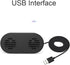 HONKYOB Speaker,360 USB Computer Speaker with Built-in Microphone, Mini Soundbar Speaker for Desktop Laptop PC, Plug