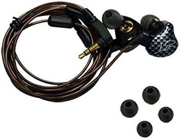 Dilvpoetry KZ ZST Dynamic Hybrid Dual Driver In-Ear Earphones, Black Without Mic