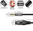 J&D XLR to 3.5mm Microphone Cable, 3 Feet PVC Shelled XLR Female to 1/8 inch TRS Male Balanced Cable