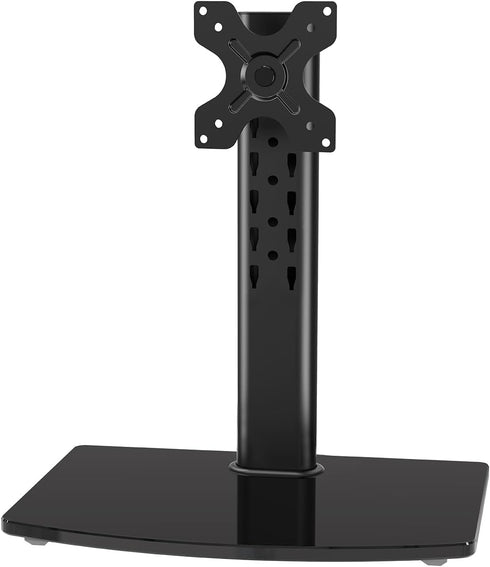 MOUNT PRO Single Monitor Stand, Fits Max 32 inch Computer Screen, Free-Standing, Height Adjustable, VESA 100x100