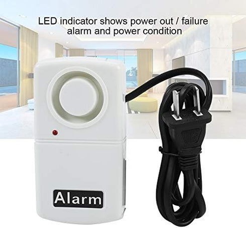 Tosuny Power Failure Alarm, Automatic Power Cut Failure Alerter, 120db Smart Warning Siren, AC 220V LED Indicator