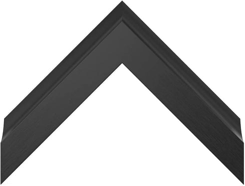 Deco TV Frames Alloy Scoop, Anodized Black Bezel Compatible with Samsung The Frame TV (3", Color Chip)