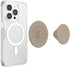 PopSockets MagSafe-Compatible Phone Grip and Stand - Soft Touch Latte, Brown