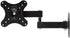 LOKLNEYK 10-27 Inch Display TV Wall Mount Articulating Arms Bracket, Swivel Tilt Extension
