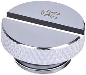 Alphacool G1/4" HF Stop/Plug Fitting, Chrome (17197)